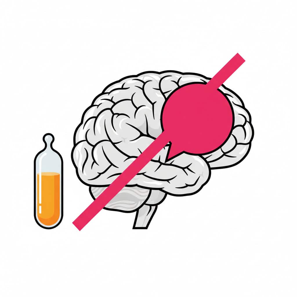 Illustration of fish oil capsule with a path to a human brain, representing the 2026 USC study on fish oil and brain health.