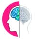 Illustration of a human brain split between sharp focus and fading detail, representing vitamin B12 deficiency symptoms mistaken for aging.