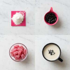 Four collagen supplement formats compared side by side: powder, capsules, gummies, and bone broth 