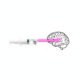 "Infographic showing shingles vaccine and dementia risk reduction of 24% in 500,000 adults