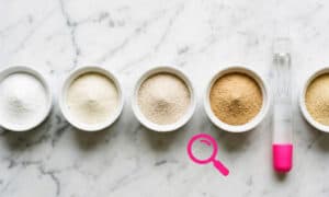 Chart answering are artificial sweeteners safe showing Cambridge 2026 results testing 39 sweeteners on 25 gut bacteria species with drug interaction findings."