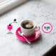 Infographic showing coffee and health benefits including NR4A1 receptor activation, 31% lower heart disease death risk, and 30–60% lower Parkinson's disease risk from 2026 studies.