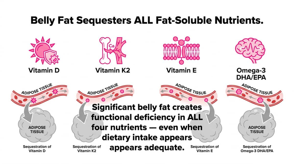 Fat-Soluble Nutrient Sequestration Visual