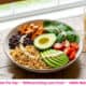 Chart showing plant-based diet weight loss mechanism — same food weight, 30% lower energy density, 357 fewer calories daily, 13 lbs lost in 16 weeks from JAMA Network Open 2026 study.